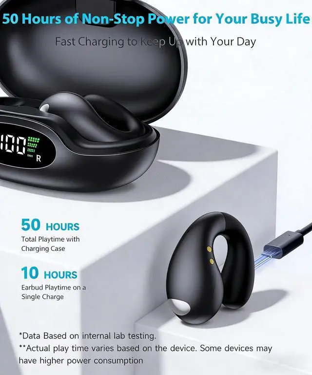 Alt view image 4 of 5 - Gaming Wireless Earbuds, Low Latency Bluetooth 5.3, Deep Bass, RGB Light, Clear Calls, IPX4, for Gamer Mobile Game Music Sports