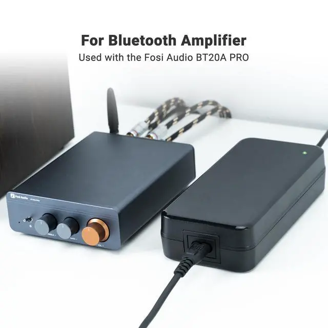 Alt view image 3 of 7 - 48V 5A Power Adapter Supply for Home Audio Bluetooth Stereo Receiver Amplifier Mini Hi-Fi Class D Integrated Amp