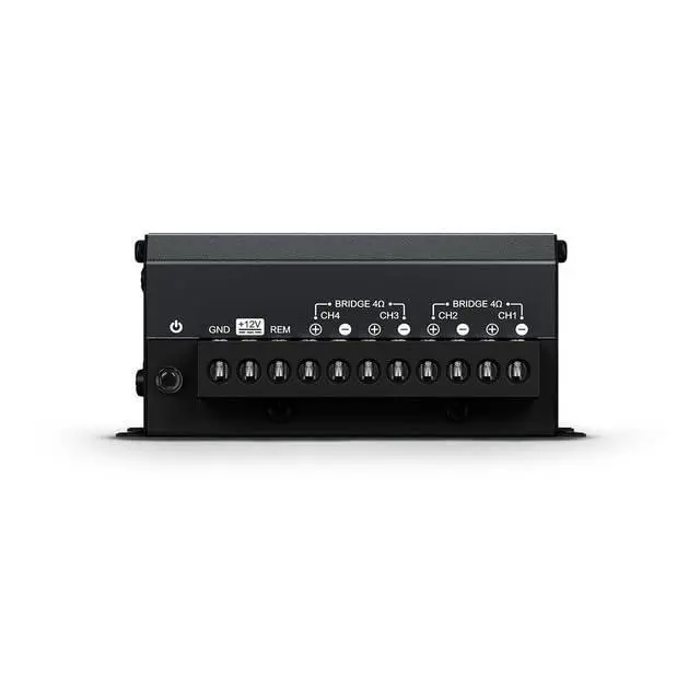 Alt view image 3 of 7 - 400X4 Car & Motorcycles Full Range Amplifier 4 Channels 400 Watts RMS 4 Ohm - Compact Size - Professional Super Sound Quality