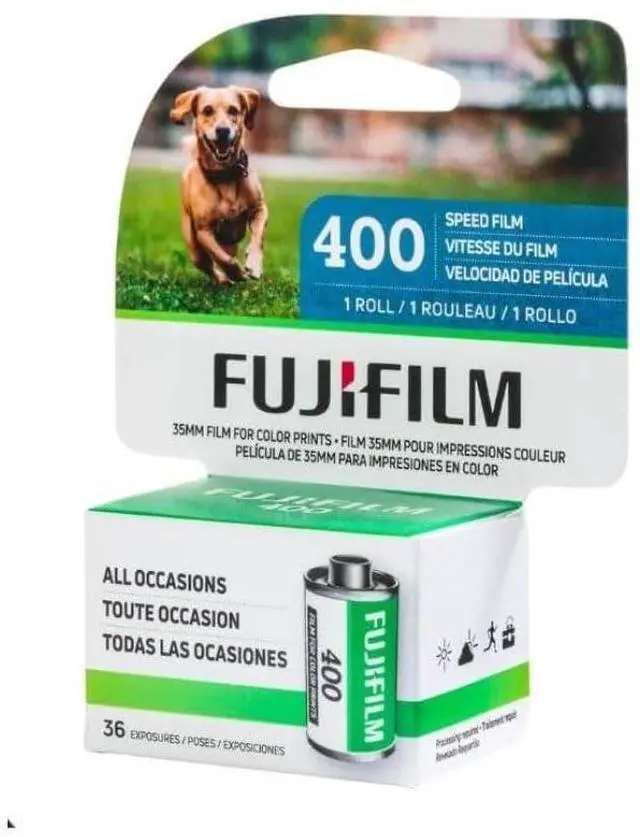 Main image of Fujicolor 400 35mm Camera Film, ISO 400 Color Negative Film, 36 Exposures, Single Roll