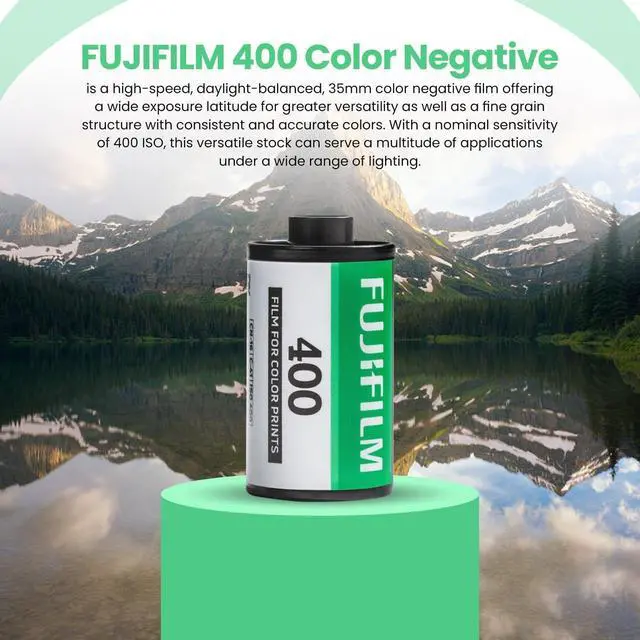 Alt view image 2 of 6 - Fujicolor 400 35mm Camera Film, ISO 400 Color Negative Film, 36 Exposures, Single Roll