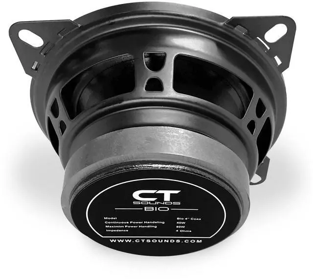 Alt view image 3 of 6 - BIO-4-COX 4 Inch Coaxial Car Speakers, 160 Watts Max, Pair