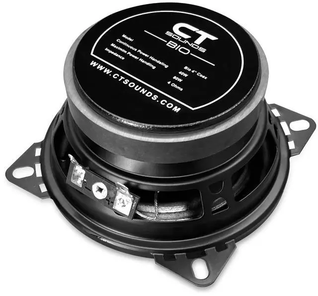 Alt view image 4 of 6 - BIO-4-COX 4 Inch Coaxial Car Speakers, 160 Watts Max, Pair