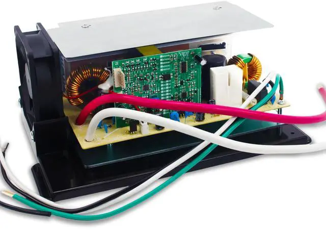 Main image of WF-8955-AD-MBA 55 Amp RV Power Converter Main Board, Lithium Compatible | Fits WF-8955PEC, WF-8955 Series and Parallax 7155/7145 converters; lithium-ready DC main board with