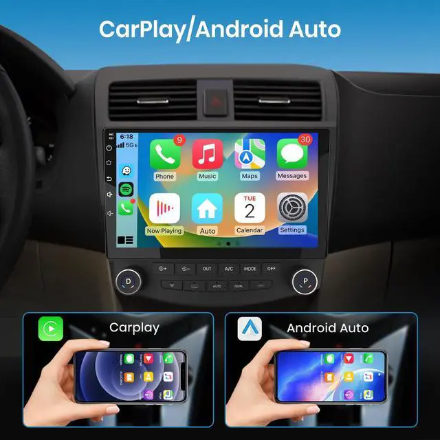 Alt view image 3 of 7 - Car Radio Stereo 64GB for Honda Accord 7th 2003 2004 2005 2006 2007