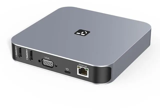 Main image of Docking Station 3 Monitors, Driver-Based, for MacBook M1-M5/Neo | 13-in-1 USB C Dock with 2 4K HDMI, VGA, 4 USB, 65W Charger, for Mac mini, Dell, Lenovo, HP, for Home Creator/Developer/Worker