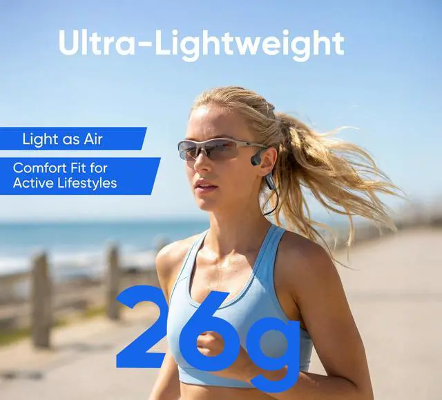 Alt view image 2 of 4 - Bone Conduction Headphones, Sports Earphones