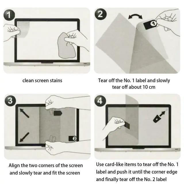 Alt view image 7 of 7 - 55-75Inch TV Screen Protector with Anti-Glare Anti-UV Coating, Frosted Matte Film to Reduce Reflections, Eye Fatigue - Indoor and Outdoor,75in1645x930mm