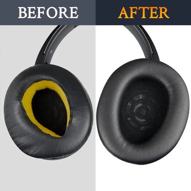 Alt view image 6 of 7 - Earpads for Sony WH-CH700N/MDR-ZX780/MDR-ZX770/MDR-10R - Black