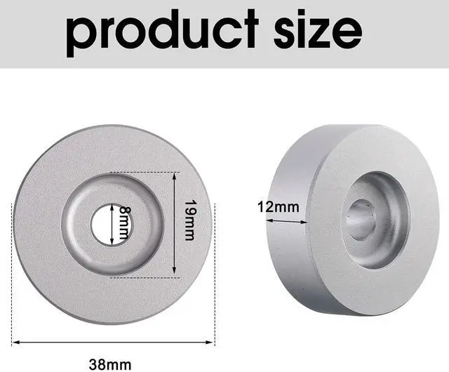 Alt view image 2 of 7 - 45 Record Adapter for Turntable RPM Record Player for 7 Inch Vinyl Players Turntables Solid Aluminum Dome(Silver)