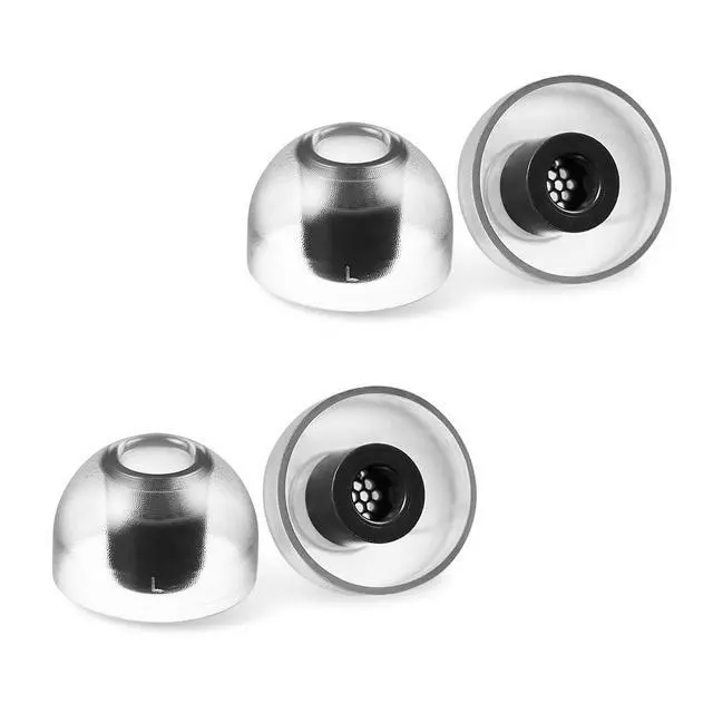 Alt view image 5 of 7 - Crystal 2 Standard Earbud Tips for Sony WF-1000XM5 & Powerbeats Pro 2 | Anti-Slip, Grippy Surface for Active Lifestyle, Hypoallergenic Silicone