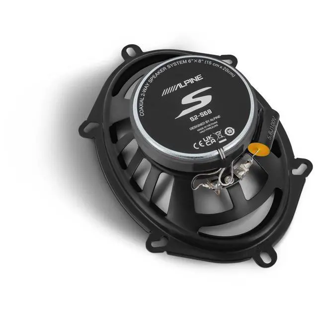 Alt view image 5 of 7 - S2-S68 - Next-Generation S-Series 6x8 Coaxial Speaker Set | Also fits 5x7 replacement openings, Factory Stereo Upgrade, Clean Detailed Sound, Easy Drop-In Install