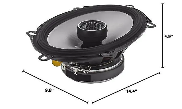 Alt view image 7 of 7 - S2-S68 - Next-Generation S-Series 6x8 Coaxial Speaker Set | Also fits 5x7 replacement openings, Factory Stereo Upgrade, Clean Detailed Sound, Easy Drop-In Install