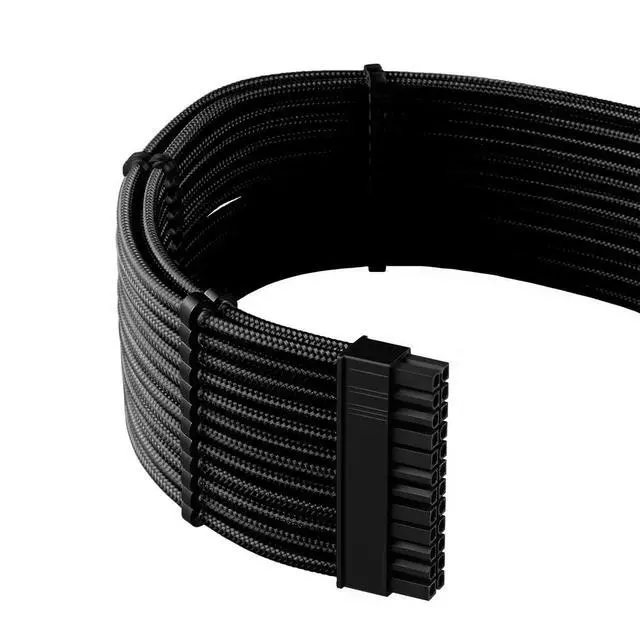 Alt view image 3 of 4 - RT-Series Pro ModMesh Sleeved 12VHPWR StealthSense Dual Cable Kit for ASUS/Seasonic/Phanteks (Black)