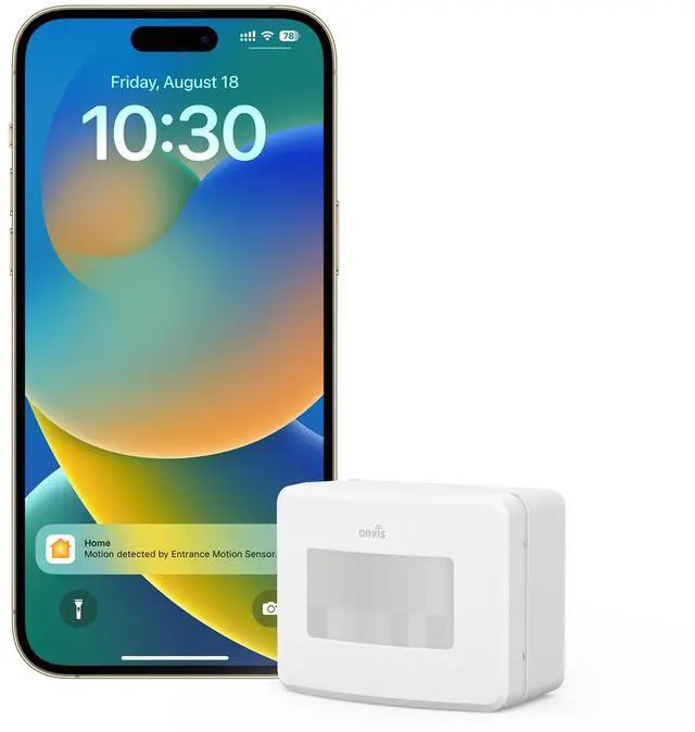 Main image of Smart Motion Sensor, Wireless Hygrometer, Thermometer, Works with Apple HomeKit, Smart Home Automation, PIR Motion Detector-Thread ((iOS 17.4 and Above is Required)