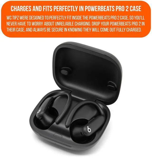 Alt view image 5 of 7 - TipZ Powerbeats Pro 2 Memory Foam Ear Tips Compatible with Beats Powerbeats Pro 2 by Wicked Cushions | Enhanced Comfort, Secure Fit & Noise Isolation | Black