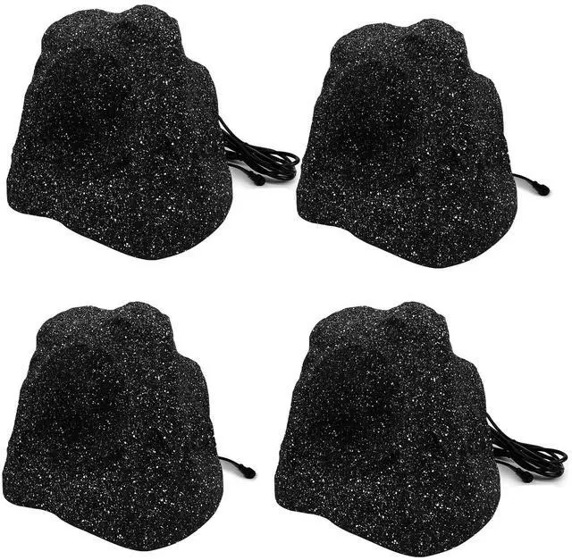 Main image of 4'' 400W Bluetooth Outdoor Rock Speakers System Waterproof IPX7 & Wired with Superior Timbre. Ideal for Garden, Pool Area, Patio & Park (2 Pair)