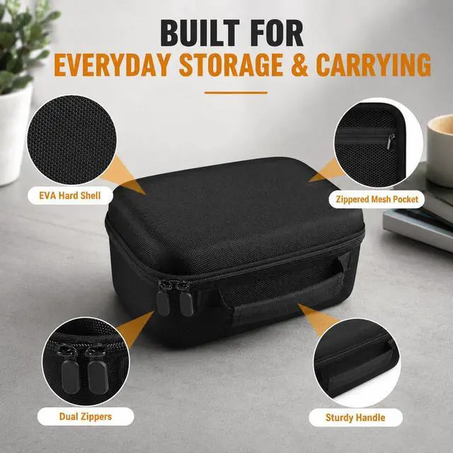 Alt view image 5 of 7 - Hard Case for Kodak Dock Plus for Liene M100 4x6 Instant Photo Printer | Travel Storage Organizer Box, Large Capacity for KODAK Dock Plus 4PASS Photo Paper, Ink Cartridges, Accessories(Bag only)