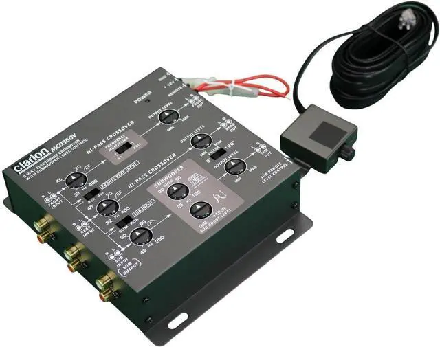 Main image of Mobile Electronics Mcd360 3 Way 6 Channel Electronic Crossover with Subwoofer Control