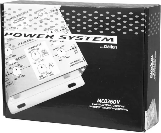 Alt view image 3 of 7 - Mobile Electronics Mcd360 3 Way 6 Channel Electronic Crossover with Subwoofer Control