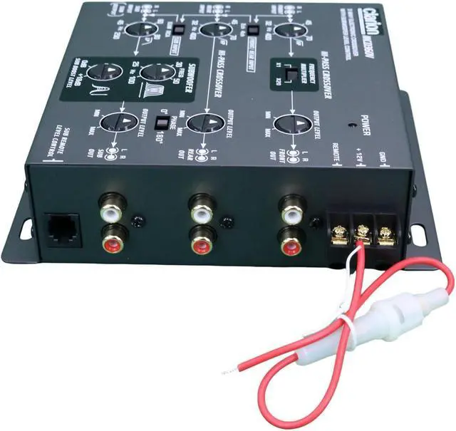 Alt view image 6 of 7 - Mobile Electronics Mcd360 3 Way 6 Channel Electronic Crossover with Subwoofer Control