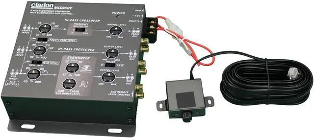 Alt view image 7 of 7 - Mobile Electronics Mcd360 3 Way 6 Channel Electronic Crossover with Subwoofer Control
