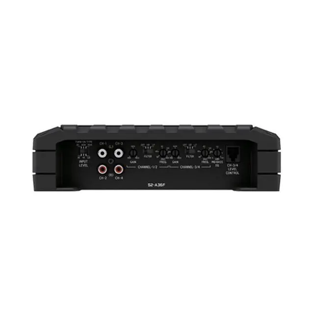 Alt view image 3 of 4 - S2-A36F S-Series Class-D 4-Channel Amplifier, Hi-Res Certified, 60W x 4 @ 4 , 90W x 4 @ 2