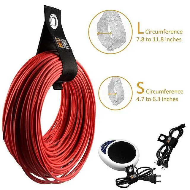 Alt view image 6 of 7 - 15PCS Heavy Duty Storage Straps - Garage Organization Tool Organizers and Fastening Straps - Cord Wrap Keeper, Cable Straps for Cords, Hoses, Rope, RV, Boat, and Garage Storage