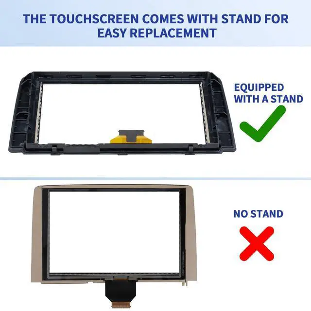 Alt view image 5 of 7 - 7" Touch Screen Digitizer Replacement for Mazda CX-9 CX9 Sport Grand Touring GS GT Radio Screen 2016 2017 2018 2019, Touchscreen fit TK48-611J0 TK48-611J0B TK48-611J0A OEM Navigation System