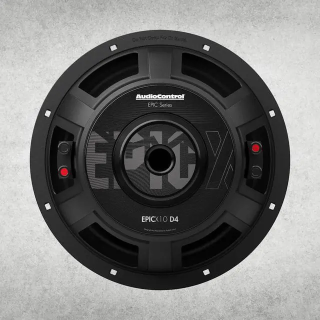 Alt view image 6 of 7 - EPICX Series 10 Car Subwoofer Speaker, 750W Max Power (500W RMS), 4 Ohm Dual Voice Coils, Loud Pro StreetBass Sub for Car Audio System