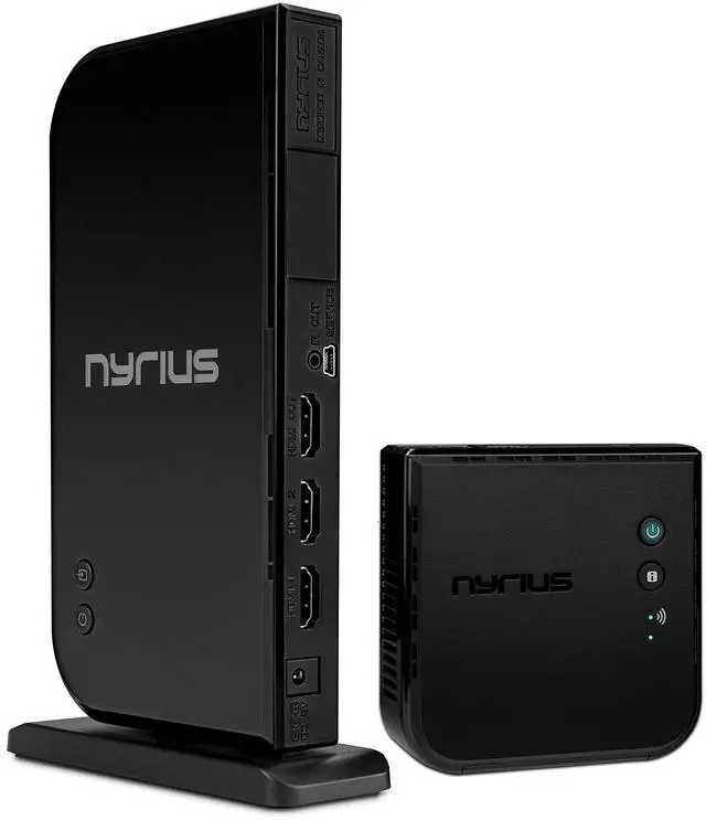 Main image of Aries Home+ Wireless HDMI 2X Input Transmitter & Receiver for Streaming HD 1080p 3D Video and Digital Audio from Cable Box, Satellite, Bluray, DVD, PS4, PS3, Laptops, PC (NAVS502)