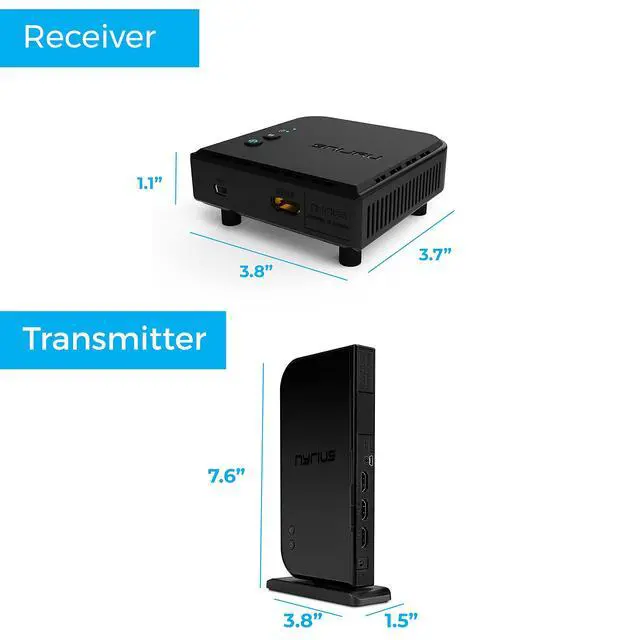 Alt view image 6 of 6 - Aries Home+ Wireless HDMI 2X Input Transmitter & Receiver for Streaming HD 1080p 3D Video and Digital Audio from Cable Box, Satellite, Bluray, DVD, PS4, PS3, Laptops, PC (NAVS502)