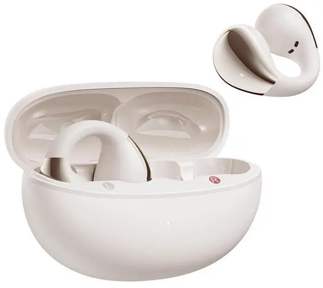 Main image of Crossky C30 Open Ear Headphones Wireless Bluetooth, Clip-On Earbuds with 4 ENC Noise Cancelling Mic, Stable Fit, Dual Connection, EQ Customized, Sports Earphones for Workout/Running