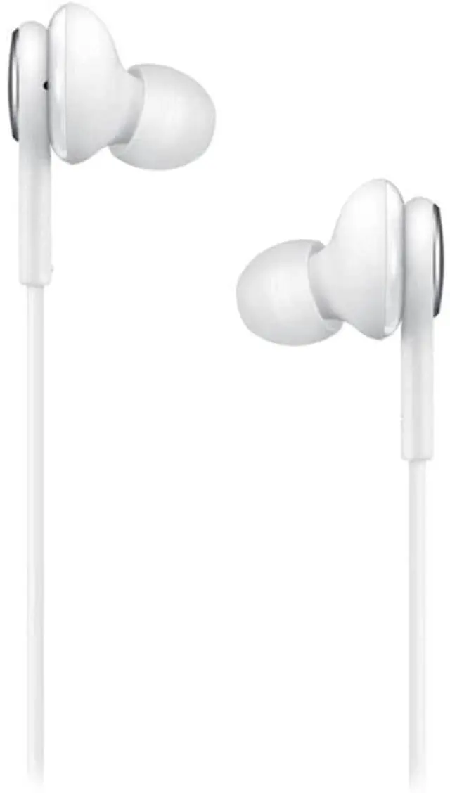 Alt view image 5 of 6 - AKG Earbuds Original USB Type C in-Ear Earbud Headphones with Remote & Mic for Galaxy S23 Ultra, A53 5G, S22, S21 FE, S20, Note 10, 10+, S10 Plus - Braided - Includes Velvet Pouch - White