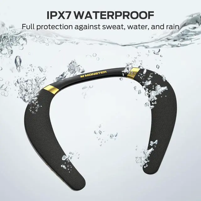 Alt view image 4 of 7 - Boomerang Neck Speaker Bluetooth Wireless