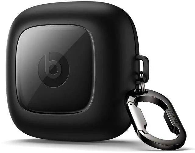 Main image of for Powerbeats Pro Case Cover, Shockproof Magnetic Cases for Beats Powerbeats Pro Wireless Earbuds, Protective Cover with Magnetic Lid Lock & Carabiner, Full-Body Drop Protection, Black