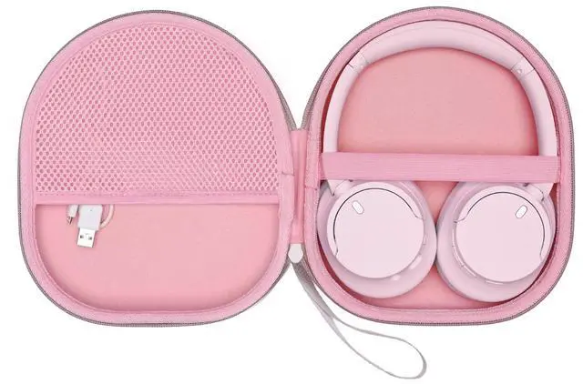 Main image of Hard Case for Sony WH-CH720N /WH-CH520/ULT WEAR Headphones, Pink | Compatible with Sony/JBL/Soundcore/BERIBES/TOZO/KVIDIO Headphone, Wireless Headphone Storage Protective Case for Travel Home