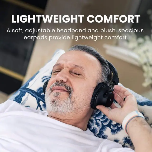 Alt view image 6 of 6 - Audition 3 - Bluetooth Over-Ear Headphones with Wireless Charging Dock, 50H Battery, aptX-Adaptive, Clear Voice, Compatible with Bluetooth TVs