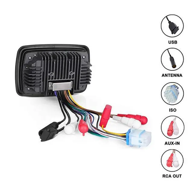 Alt view image 4 of 7 - Marine Stereo Bluetooth Waterproof Boats Golf Cart Radio Digital Media Stereo Receiver AM FM Tuner Bluetooth Streaming on ATV UTV Motorcycle and Spa Hot Tubs