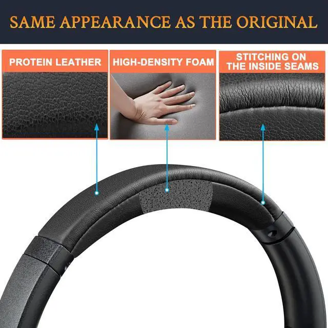 Alt view image 3 of 5 - Headband for Sony WH-XB910N Extra BASS Noise Cancelling Headphones (Do Not Fit WH-XB900N), Replacement Headstrap Pad Repair Part - Black