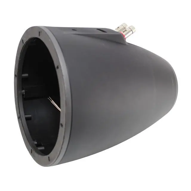 Alt view image 2 of 7 - APMP-800ETW 8-Inch Compact Multi Purpose Directional Stereo Speaker Enclosure for Car Audio, Marine, UTV, and ATV Sound System, Black (Pair)