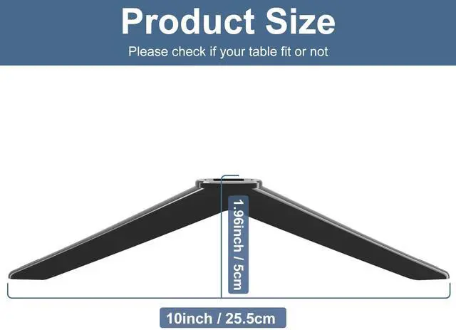 Alt view image 6 of 7 - TV Stand for Insignia TV Legs Replacement, Not Universal, Easy to Install, for Insignia TV Stand Legs, Please Check Compatibility in Description and Images