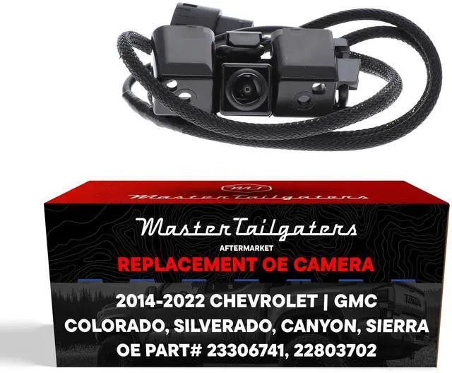 Main image of Replacement for Chevrolet Silverado (2014-2015), Colorado (2017-2021) / GMC Sierra (2014-2016), Canyon (2015-2022) Backup Camera OE Part # 23306741, 22803702