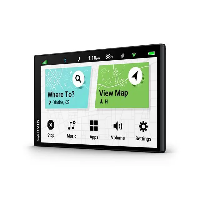 Alt view image 2 of 5 - Garmin DriveSmart 86, 8-inch Car GPS Navigator with Bright, Crisp High-resolution Maps and Garmin Voice Assist