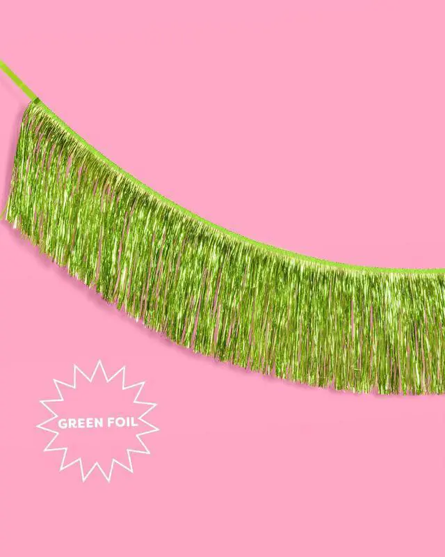 Alt view image 5 of 7 - Lime Green Fringe Banner - 4 ft. | Margarita Bachelorette Gift | Party Decorations, Party Supplies, Birthday Photo Booth, Bach Decor, Bridal Shower Backdrop