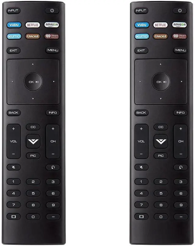 Main image of 2 Pack Remote Replacement for VIZIO Smart TV Remote | Universal Replacement Control for Vizio TV Remote Compatible for VIZIO All LED LCD HD 4K UHD HDR Smart TV