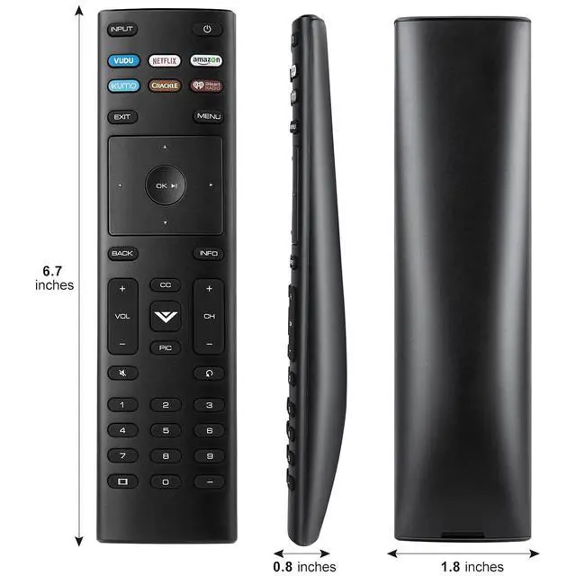 Alt view image 6 of 7 - 2 Pack Remote Replacement for VIZIO Smart TV Remote | Universal Replacement Control for Vizio TV Remote Compatible for VIZIO All LED LCD HD 4K UHD HDR Smart TV