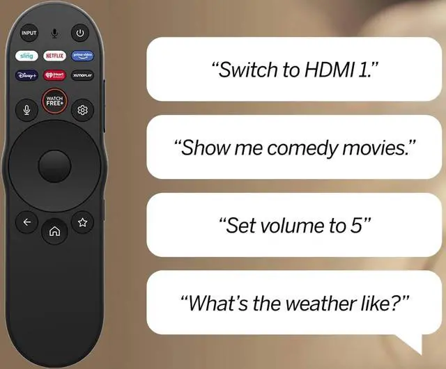 Alt view image 4 of 4 - XRT270 Voice Remote for Vizio 4K/ FHD/Quantum/Quantum Pro/P-Series TVs