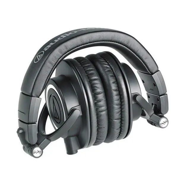 Alt view image 4 of 6 - ATH-M50x Professional Monitor Headphones + Slappa Full Sized HardBody PRO Headphone Case (SL-HP-07)
