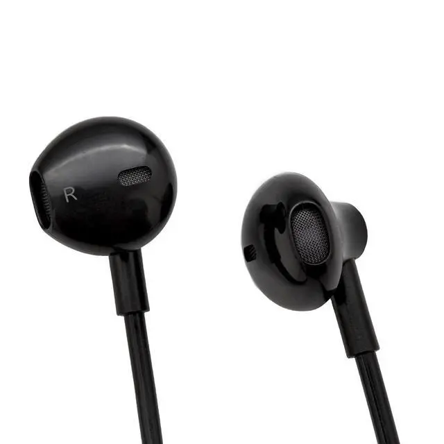 Alt view image 2 of 7 - Wired Air Tube Anti-Radiation Headphones with Microphone, USB-C Plug, Radiation-Free Safe Earbuds for iPhone 15/16/17 Series, Android Phones& All USB-C Devices. (Black)